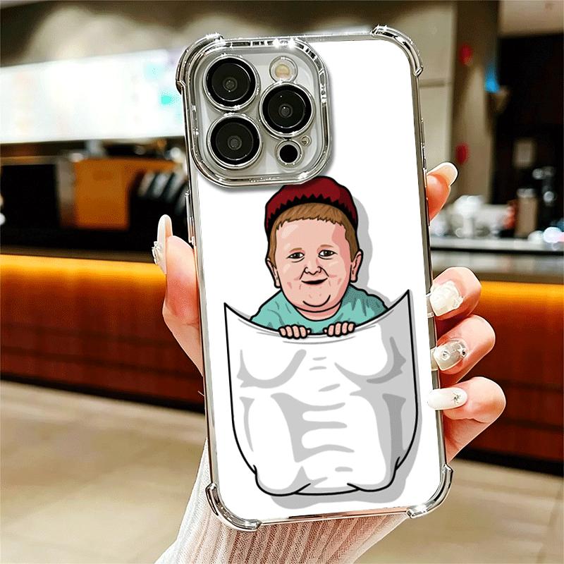 Funny Babaite Hasbulla Plating Phone Case For Iphone 16 17 Pro Max Air 16E 14 15 Plus 12 13 Mini Anti-Fall Airabag Cover