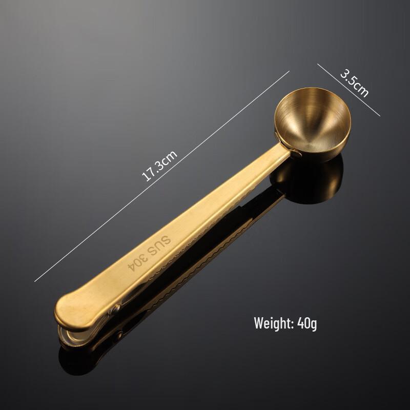 

Qianxing Stainless Steel Coffee Spoon with Bag Clip