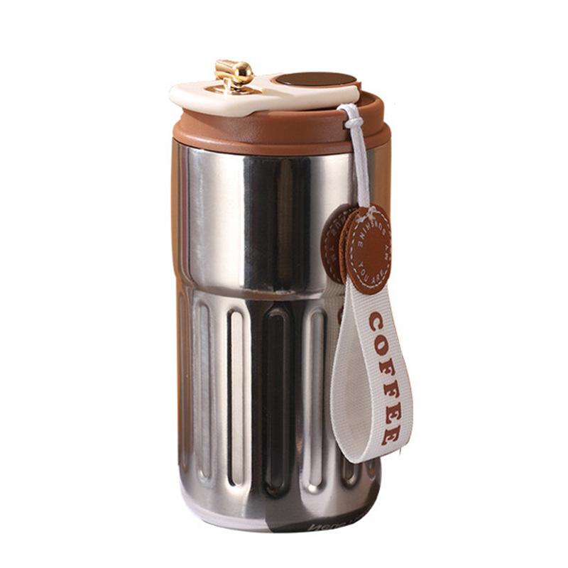 

2025 Smart Insulated 316 Stainless Steel Cup with Handle Rope - Souvenir Coffee Gift Box 450ml