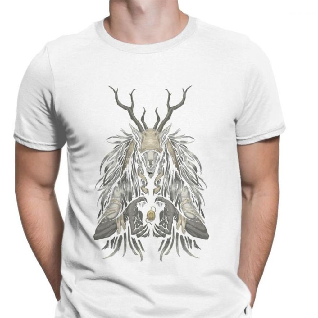 Men's Tops T Shirt The Supplicant Premium Cotton Tshirts Vicar Amelia Bloodborne Scary Harajuku Halloween T Shirt Graphic
