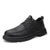 Men's 2023 Autumn Black Casual Retro Leather Shoes – Trendy Non-slip British Style