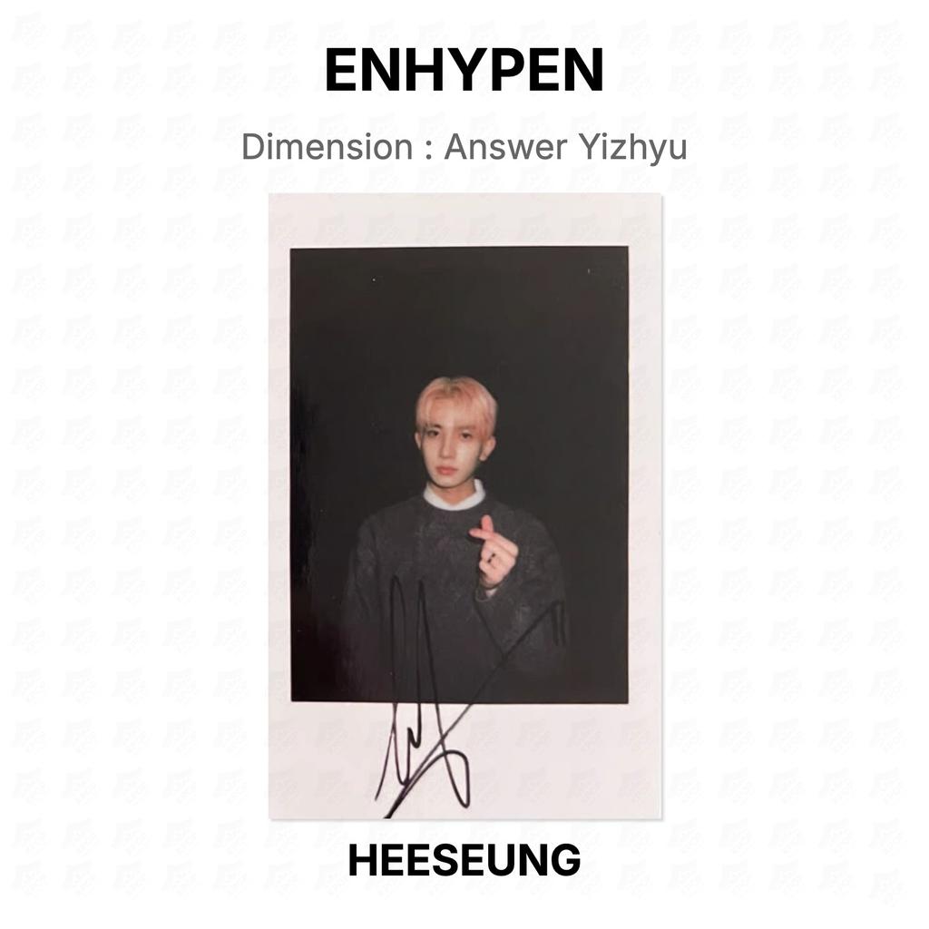 ENHYPEN Dimension : Answer Yizhyu Official Photocard