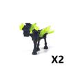 Halloween Decorative MOC Building Blocks Pumpkin Carriage Tombstone Skeleton Flame Horse Accessories Elf House Bricks Toys Gifts