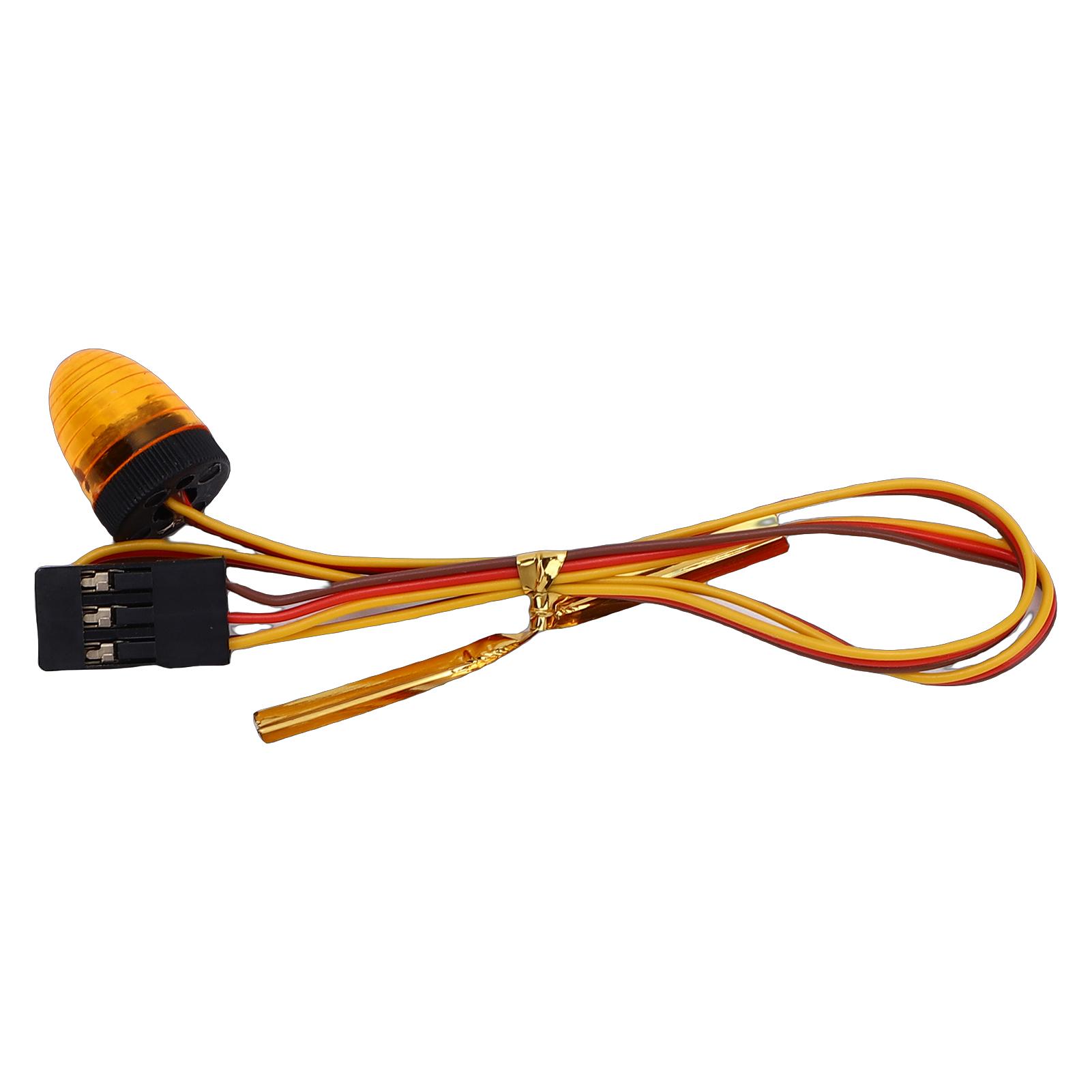 

RC LED Flash Lights Alarm Lamp Flashing Rotating Beacon Light for Remote Control Car Blue помаранчевий