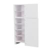 1:12 Dollhouse Miniature Fridge Dollhouse Furniture Wooden White Refrigerator for Dollhouse