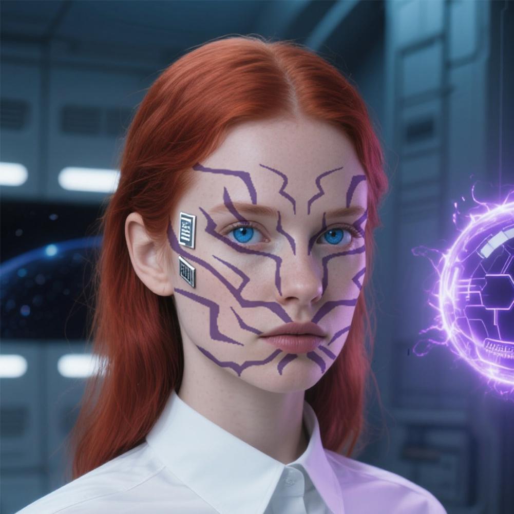 KPop Dämonenjäger Rumi Kang Cosplay Requisite Tattoo-Aufkleber Rumi Tattoo-Aufkleber Dämonisierender Aufkleber für Hallowmas-Party Erwachsenen-Requisiten