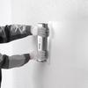 Drywall Skimming Blade Set, 7/10/14/16/24 in Skimming Blades + 34 - 81.6 in Extension Handle Pole, Stainless Steel Knife Professional Skim Coat Tools,