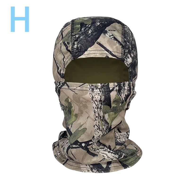 Taktická kukla Celoobličejová maska ​​Kryt Kryt Cyklistický Airsoft Myslivecká čepice Kamufláž Kukla Šála Lyžařská Cyklistická čepice