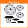 Gas Stove Burner Head With Fire Cover And Split Fire Igniter For Home Cooking