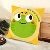 Ins Cute Animals Cushion Cover Soft Short Plush Pillow Cover Smooth Cozy Texture Aesthetic Cushion Case Home Decor