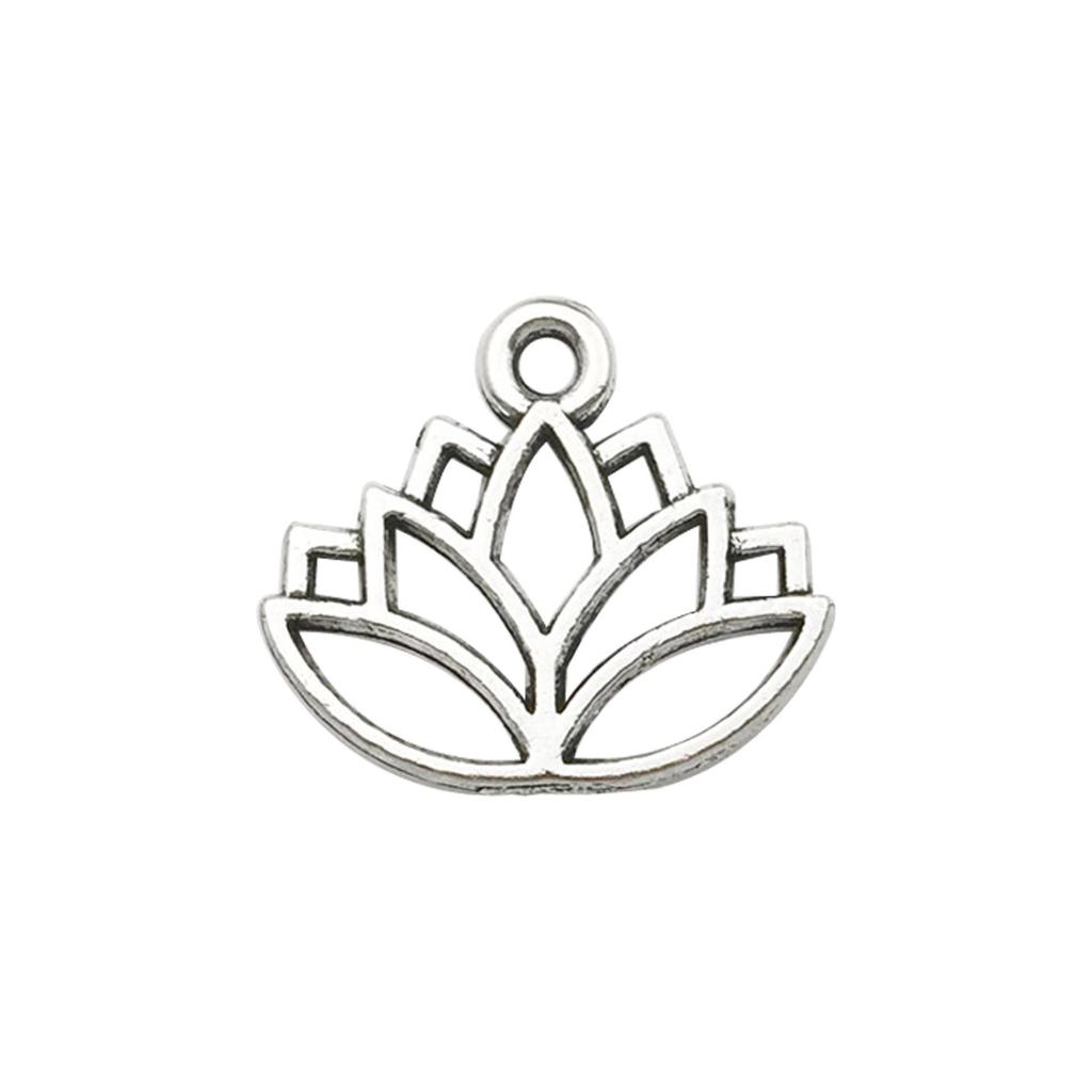 Alloy Flower DIY Jewelry Accessories for Necklace, Bracelet, Key Pendant