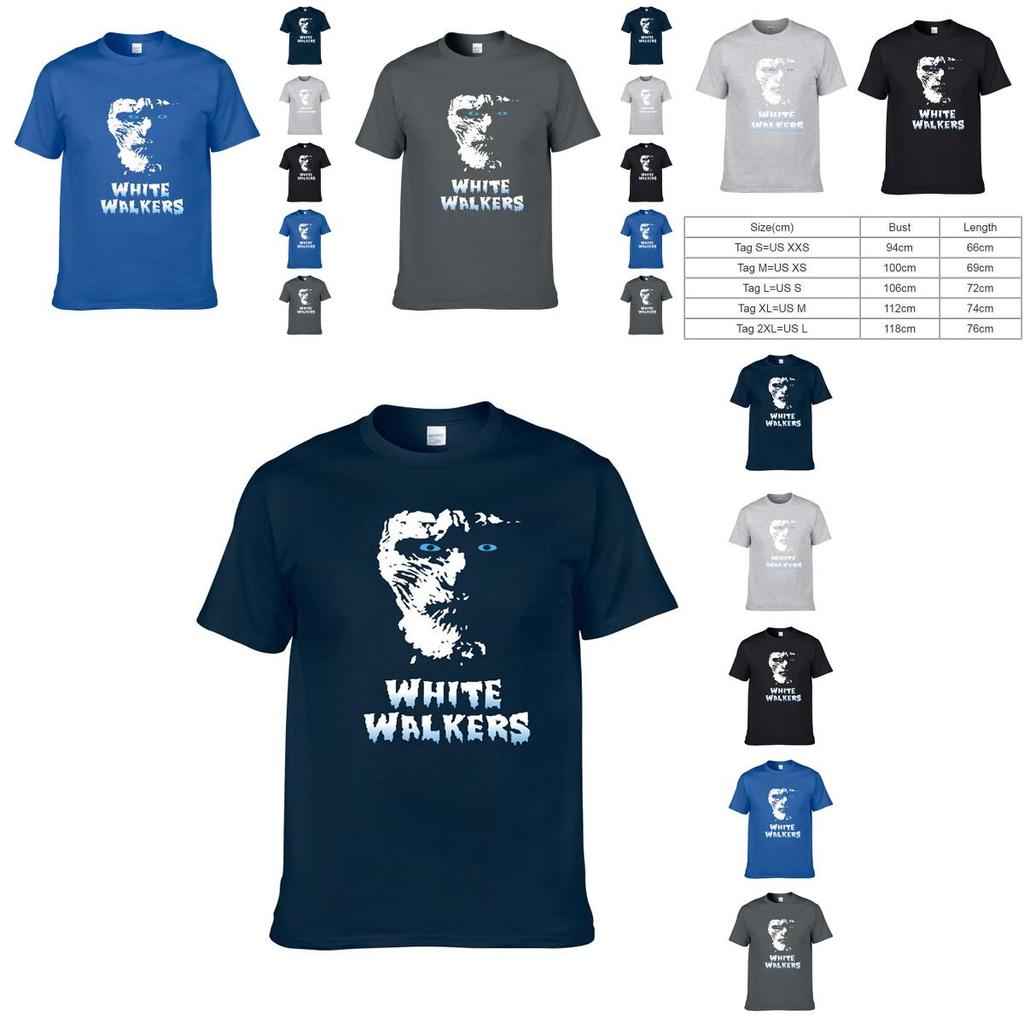 Game Of Thrones White Walker Short Sleeve T Shirt For Men And Women With Classic Design