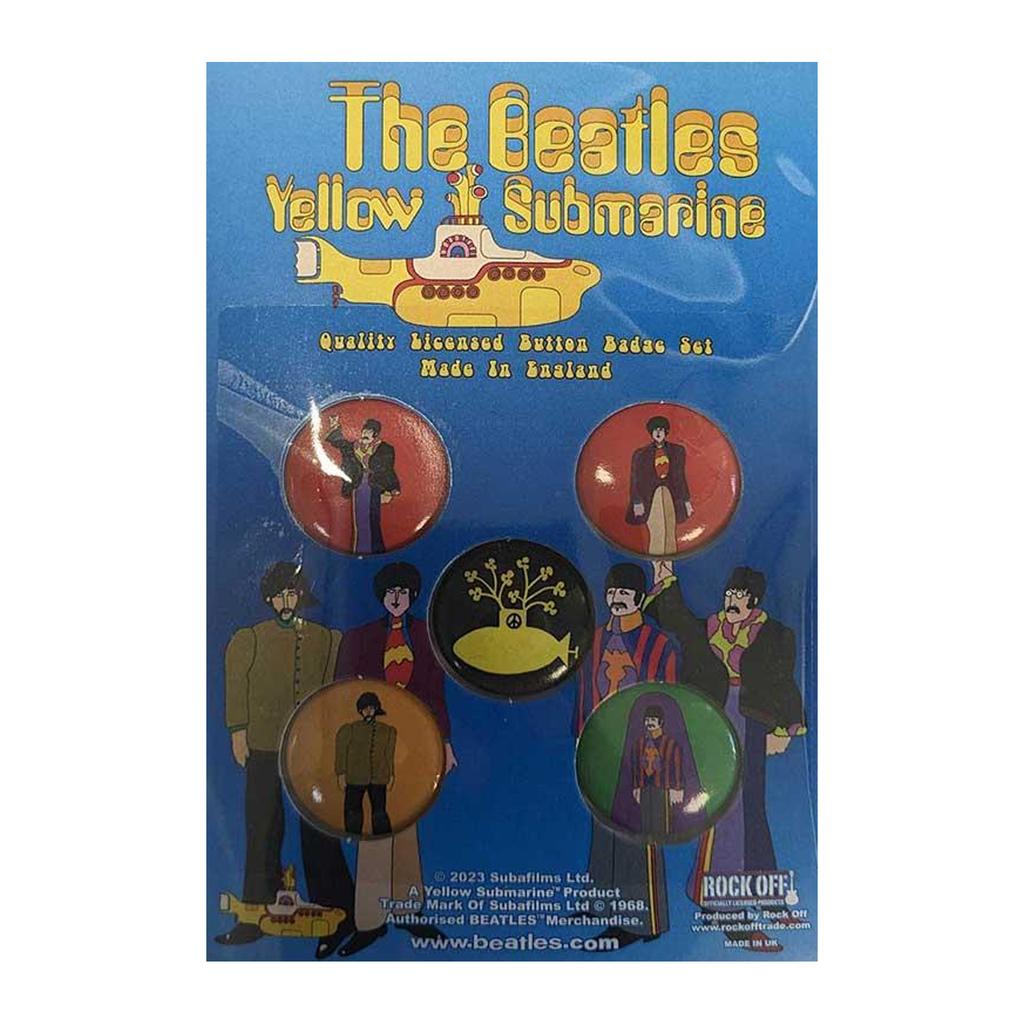 The Beatles Yellow Submarine Pin (Pack of 5)