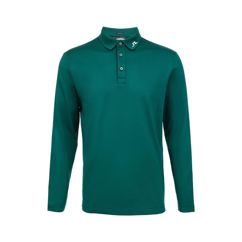 

J.Lindeberg Men s Golf Lightweight Printed Long Sleeve Polo Shirt S