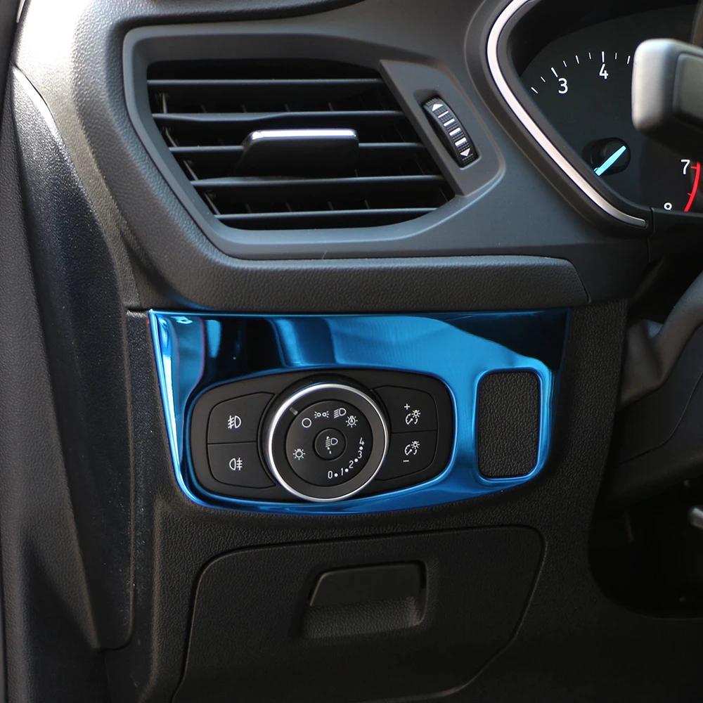 For Ford Focus 4 MK4 2019 2020 2025 LHD Headlight Switch Panel Sticker Lamp Switch Decoration Cover Car Interior Accessories