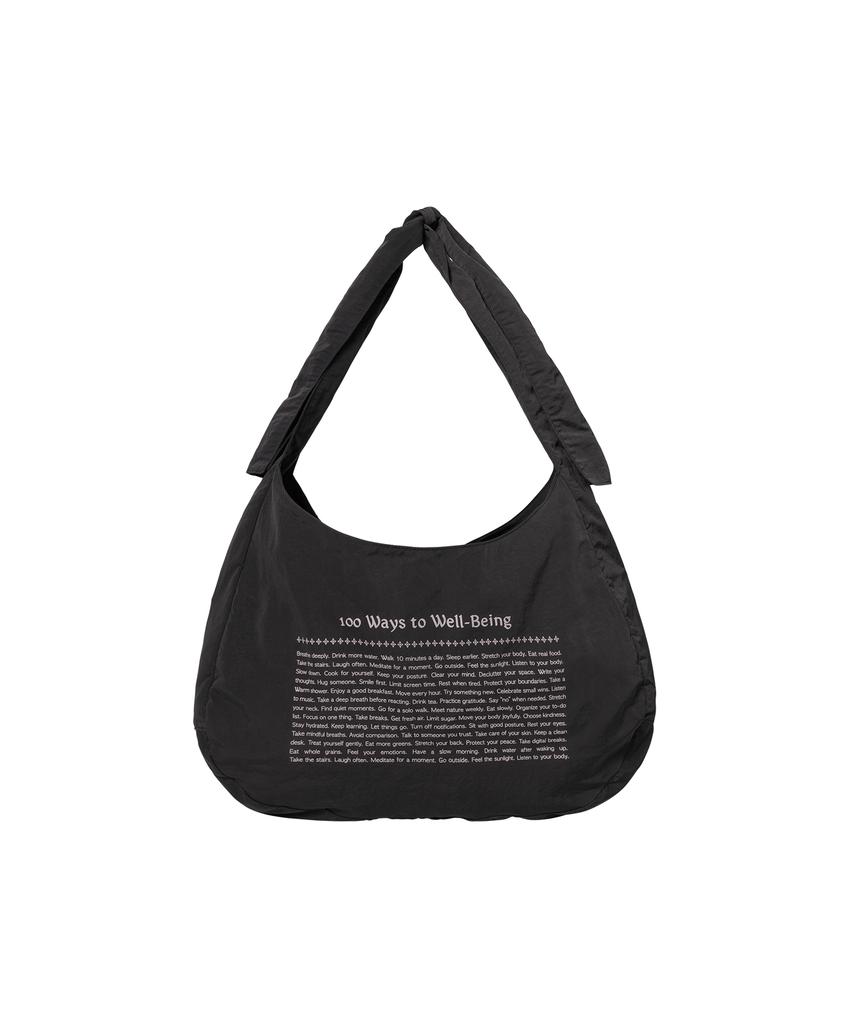 Wellbeing Express Nylon Reversible Bag Charcoal