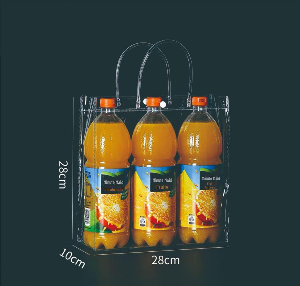 Průhledná taška z PVC – přizpůsobitelná malá dárková taška