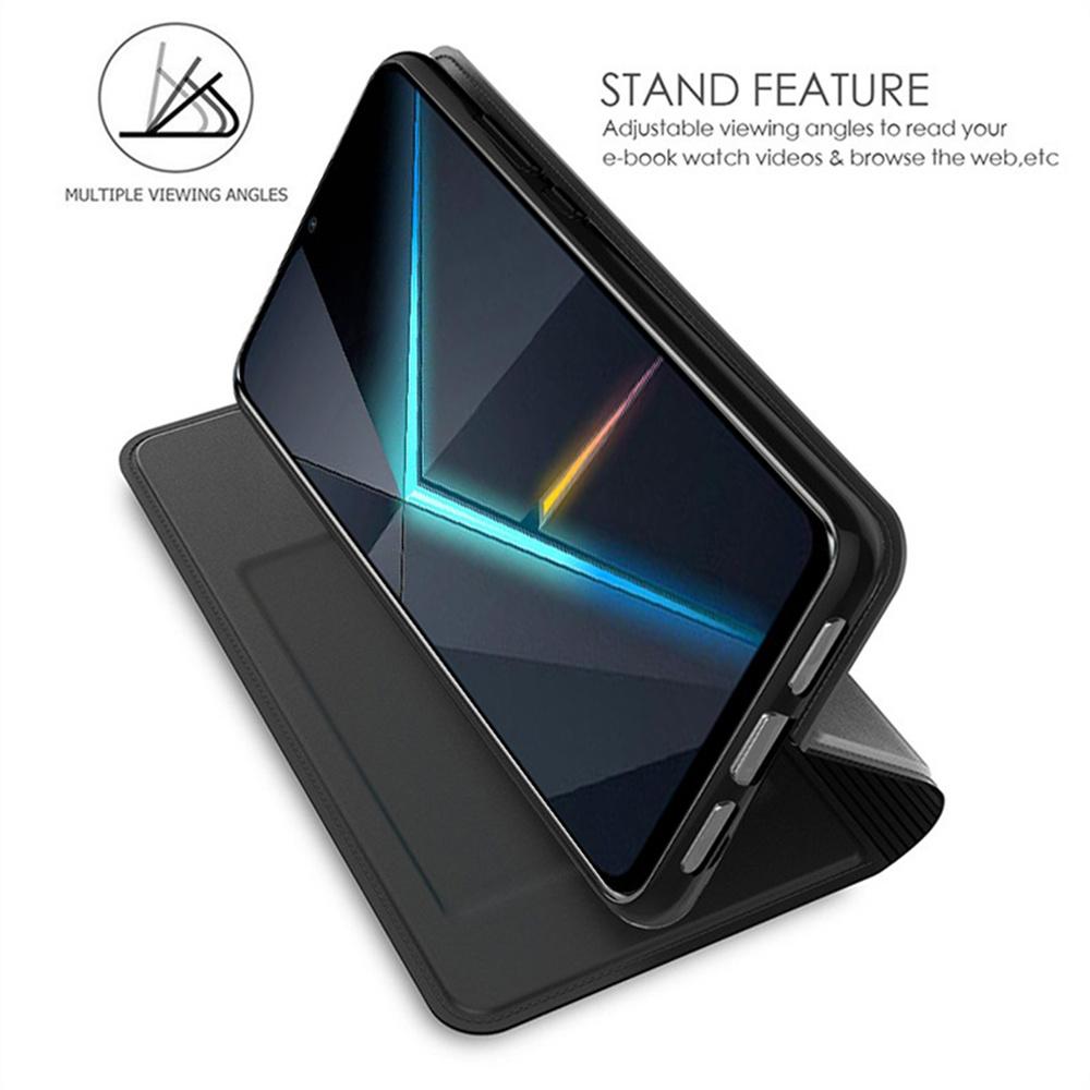 

For ZTE Blade A35 Case PU Leather Phone Cover with Card Holder Stand Magnetic Closure Rose Gold