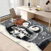 1PC Custom Name Winter Penguin Friendship Theme Floor Mat Ideal for Living Room, Game Rooms, Office, Bedroom,Floor Mat Playful Design