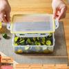 Food Storage Containers Airtight Leak Proof BPA Free Food Grade Plastic 1/4 Pcs for Baked Goods Bread Storage
