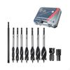 8x Auger Drill Bit Set for Wood Hardwood and Softwood Portable Precision
