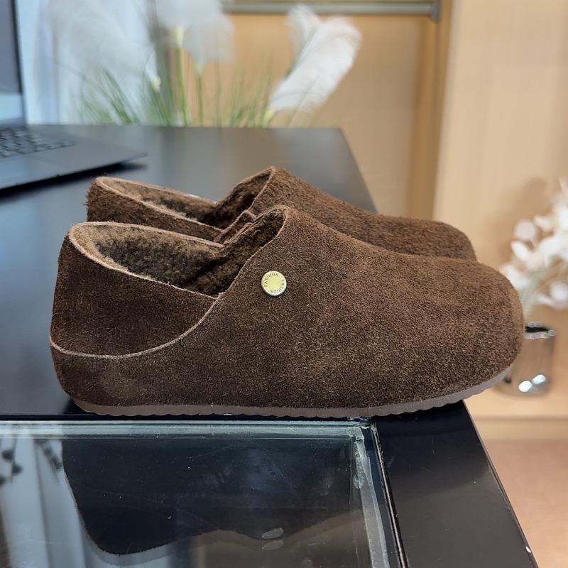 

Two fleece all-inclusive women s shoes, new winter snow boots, beanie shoes, wool cotton shoes 40 темно-коричневого кольору