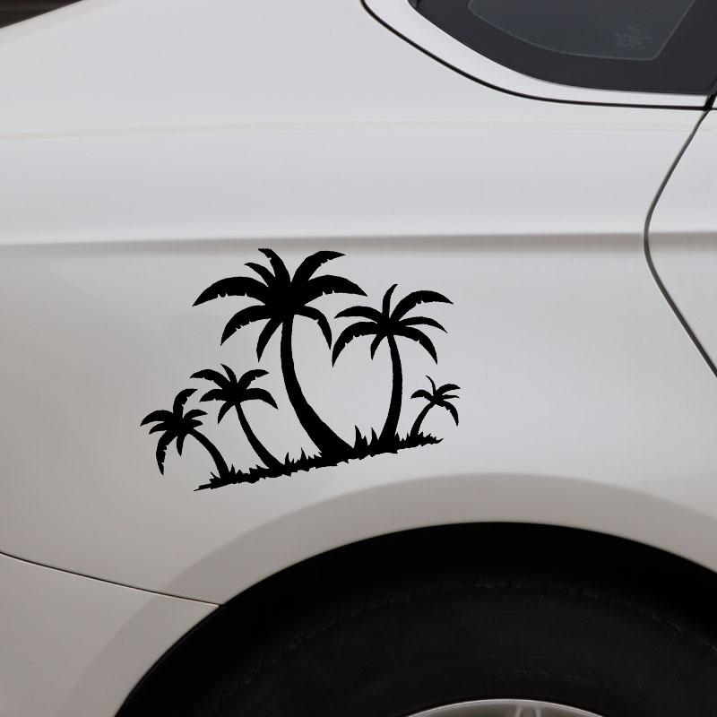 LYKX Palms Tropical Tree Fashion Whole Body Car Sticker Plant Waterproof Sunscreen Vinyl Decal