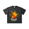 260 GSM Double Yarn 32 Count 100% Cotton Chainsaw Man V36 Denji Pochita Print Unisex Heavy Cotton T Shirt