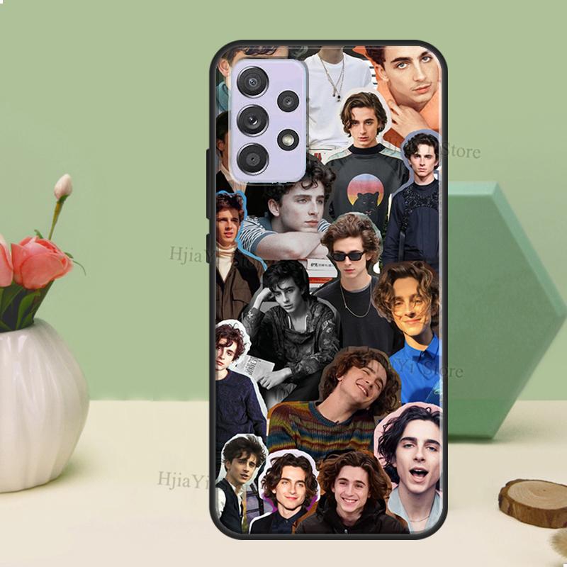 Timothee Chalamet Case For Samsung A54 A34 A24 A14 A51 A71 A12 A22 A32 A52 A72 A73 A33 A53 A13 Back Cover
