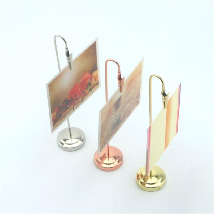 Memo Holder Clip Name Card Holder with Clip Place Card Holder Photo Stand Photo Holder for Business Cards
