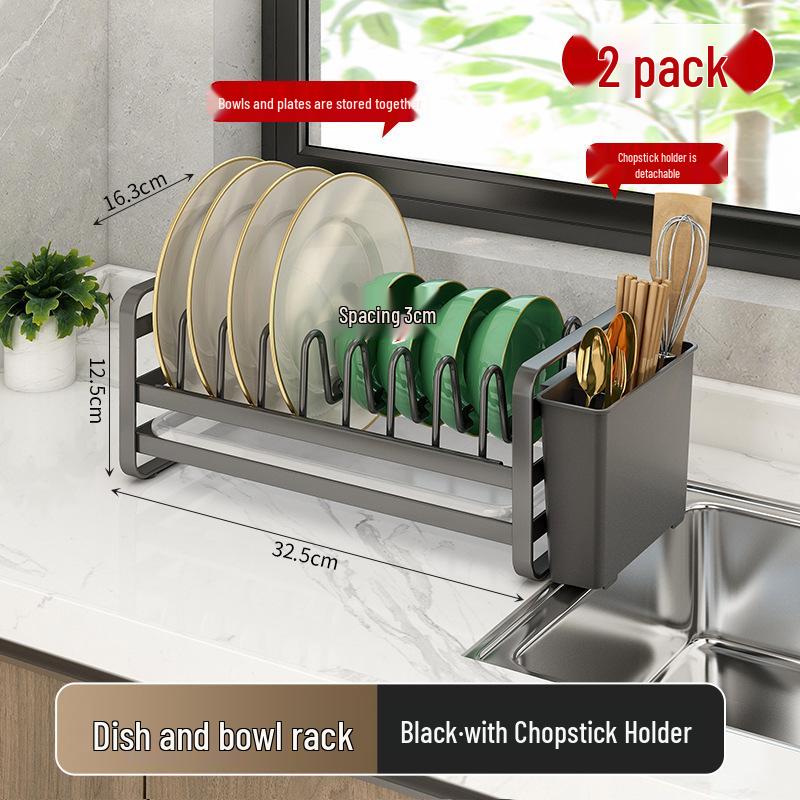 Multifunctional Kitchen Countertop Dish Rack Organizer