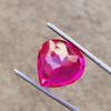 15.25 Ct Natural Pink Padparadscha Certified Gemstone Heart Cut Gemstone