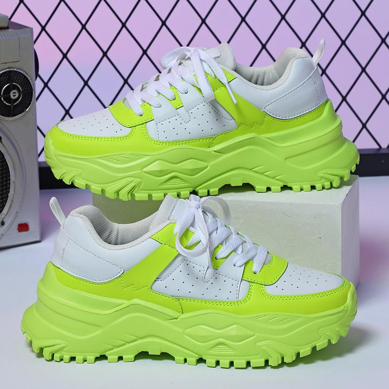 Women Chunky Casual Sneakers Breathable Wedge Platform Trainers Fashion Walking Shoes Size 35-45 Everyday Comfort