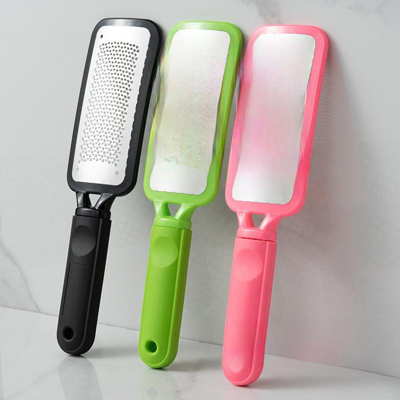 Premium Quality 304 Stainless Steel Foot Rasp Dual-sided Callus Remover With Abs Handle