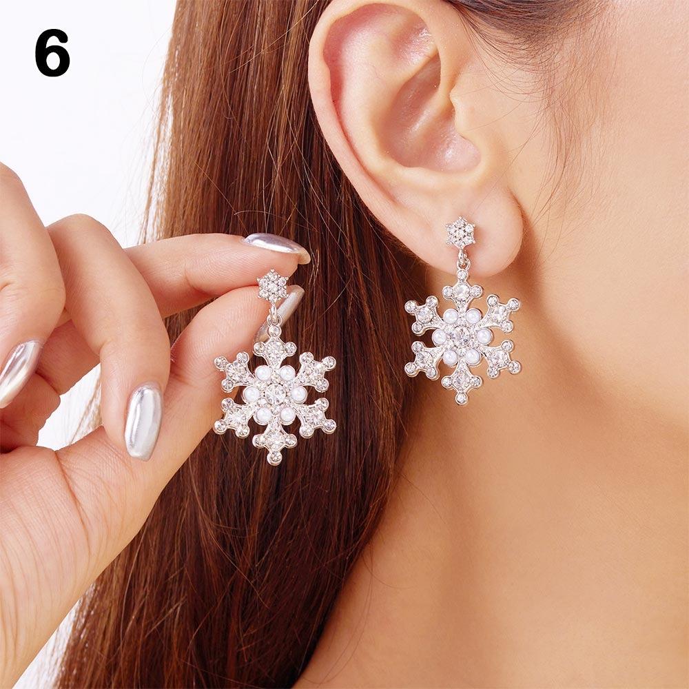 Crystal Zircon Pearl Drop Earrings Dangle Piercing Long Tassel Earring  Party Accessories