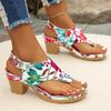 Fashion Women Sandals New Style Trend Chunky Women Sandals Mid Heels Fashion Shoes Summer Brand Dress Pumps Casual Shoes Women Sandals