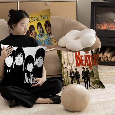 Zenekari Énekes A B-Beatles Párna Párnahuzat Párnahuzat Nappali Kanapé Lakásdekoráció Egyedi