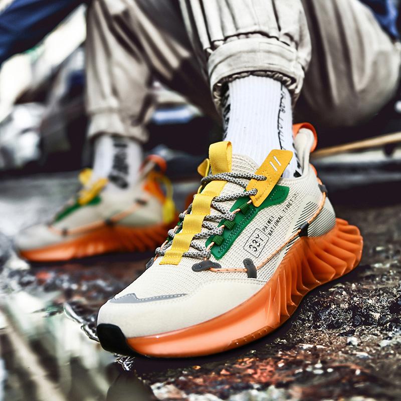 Herresko Sneakers Mannlig tenis Luksussko Herre fritidssko Trener Løp Pustende mote loafers Løpesko for menn
