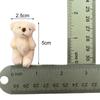 1.97inch Mini Joint Bear and Plush :12 Dollhouse Decor Toys