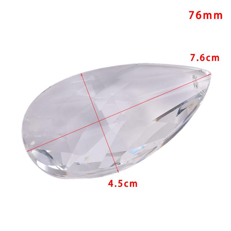 Clear Chandelier Glass Crystals Lamp Multi Faceted Bead Hanging Drops Pendants