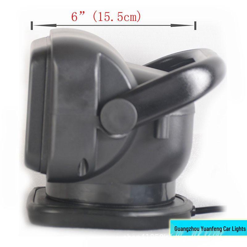 50W Low-Profile Car LED Remote Control Spotlight with Reflector: High Brightness Aluminum Light for Outdoor Use, Strong Magnet Base