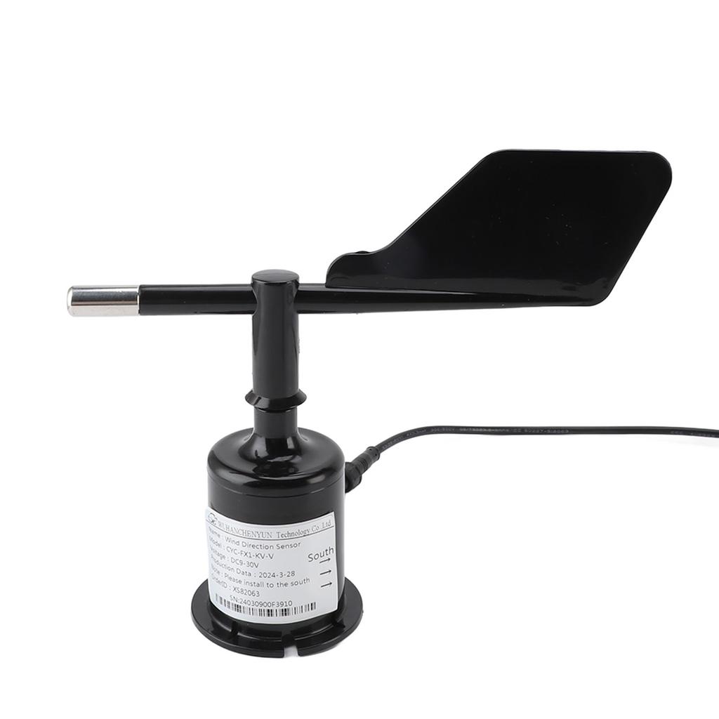 Wind Direction Sensor 360 Degree DC9?30V Anemometer Sensor 0?5V Output Small Rotational Resistance