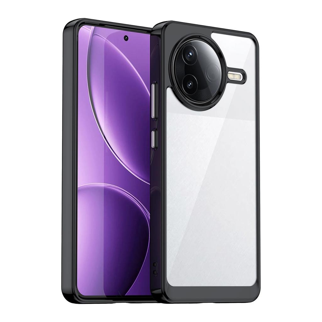 Etui z żelową ramką na Xiaomi Poco F7 Ultra Outer Space Case - czarne