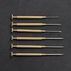 0.8mm 1.0mm 1.2mm 1.4mm 1.6mm 1.8mm Metal Slotted Screwdriver Watch Repair Tools Removal Install Screws Set Watchmaker for Rolex