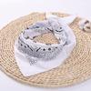 Böhmischer Druck Bandana Haarband für Frauen Mädchen Turban Stirnband Unisex Quadratisches Tuch Taschentuch Haarschmuck