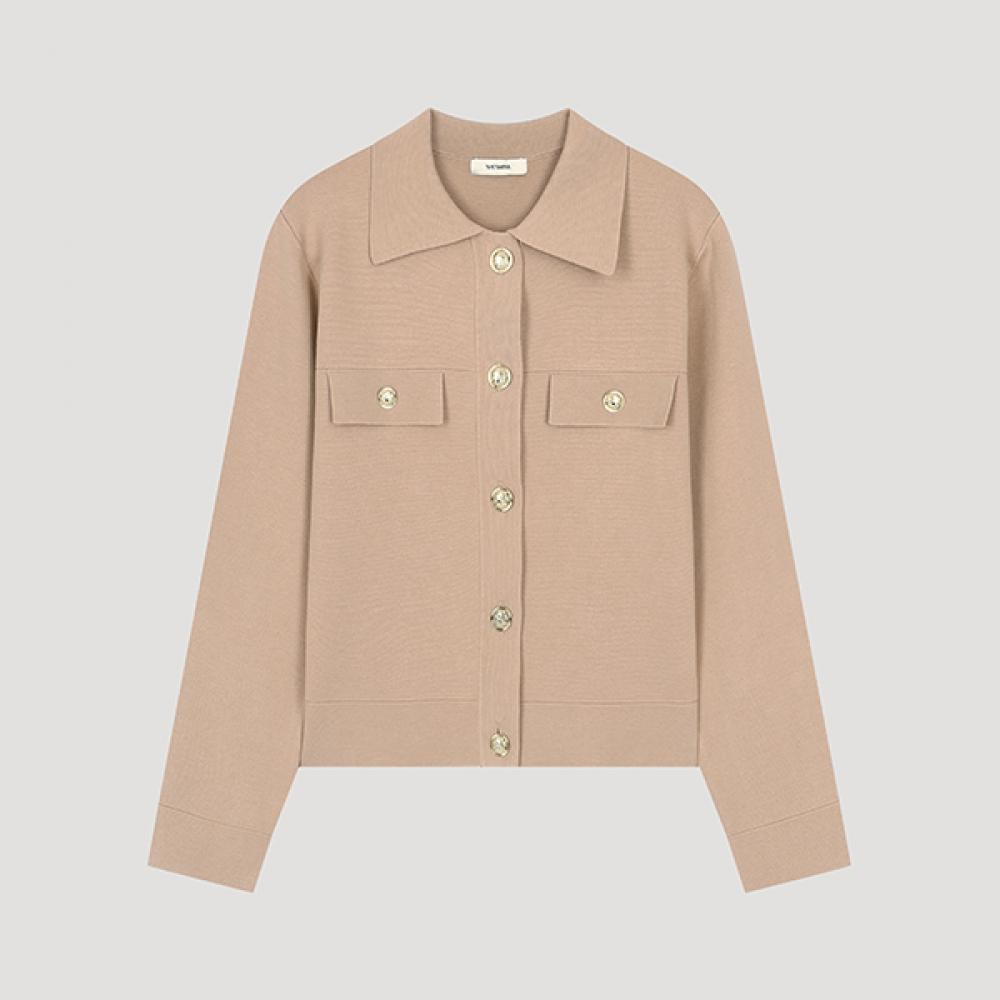 

She S miSS Flap Pocket Knit Cardigan SSkcdo31030 Be beige/55