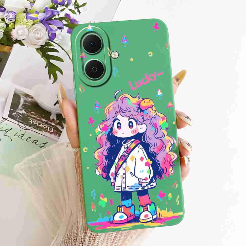 For Tecno Spark Go 2 Case Astronaut Girls Pattern Soft Cases For Tecno Spark Go2 SparkGo2 KM4 Silicon Covers Bumper