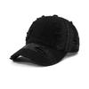 Unisex Washed Gradient Perforated Baseball Cap With Soft Top And Sun Visor