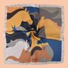 1pc Women's Camouflage Horse Head Print Thin Satin Silk-Like Square Scarf Bohemian Casual Neck Scarf Shawl Lightweight