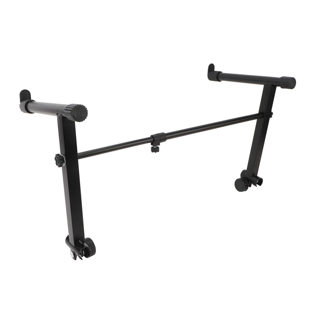 Keyboard Stand Extension Adapter L Shape Electronic Piano Keyboard Rack 2 Tier Riser 42‑75cm Width Adjustment